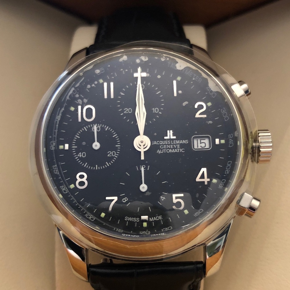 Jacques Lemans G-130 Valjoux 7750 Automatic Watch